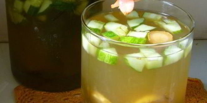 Рецепт огуречно-имбирного лимонад