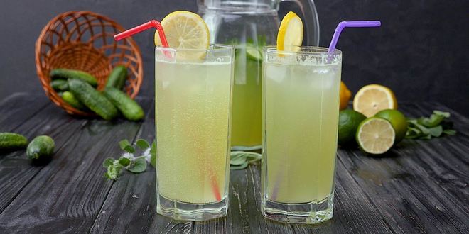 Рецепт огуречного лимонада