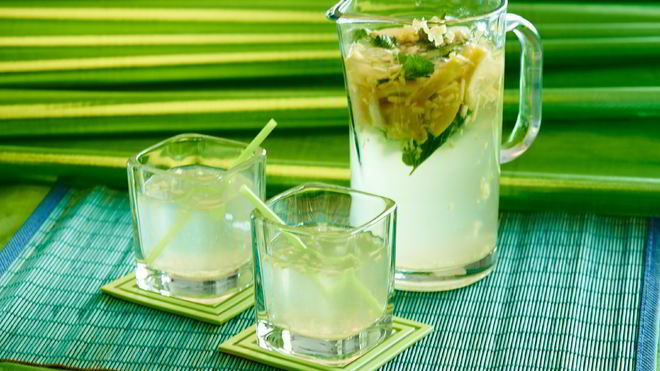 Рецепт Освежающего мятно-имбирный лимонад