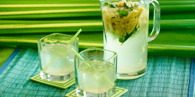 Рецепт освежающего мятно-имбирный лимонад