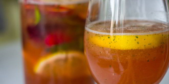 Рецепт яблочного лимонада с мятой