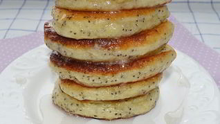 Рецепт Маковых оладушек в сахарном сиропе