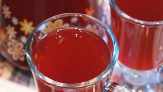 Рецепт Малинового напитка с лимоном и базиликом