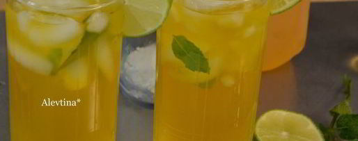 Шаг 1: чая мохито со льдом