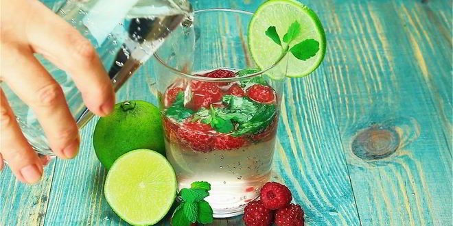 Рецепт малинового мохито