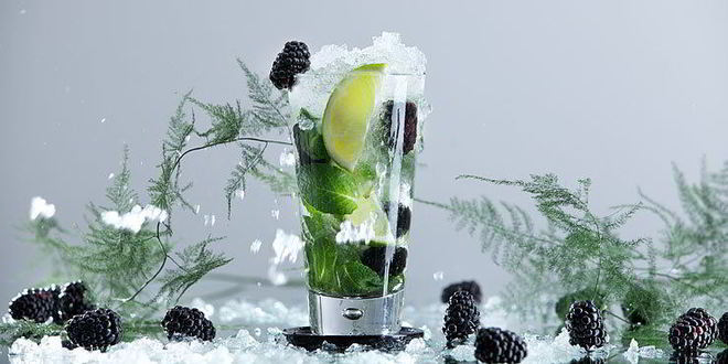 Рецепт мохито ежевичного