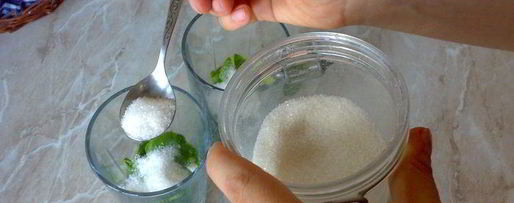 Шаг 1: мохито полезного с березовым соком