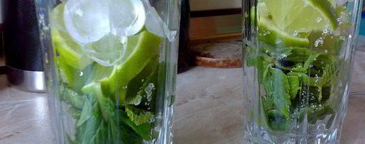 Шаг 3: мохито полезного с березовым соком