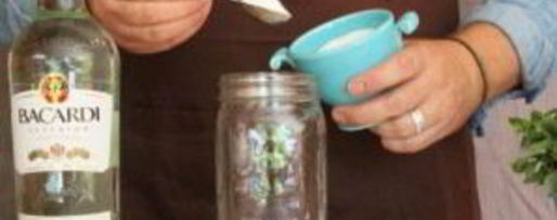 Шаг 2: мохито с бакарди