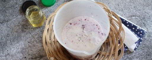 Шаг 6: кисломолочного коктейля с черникой и овсяными хлопьями