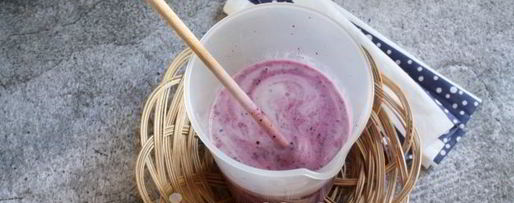 Шаг 7: кисломолочного коктейля с черникой и овсяными хлопьями