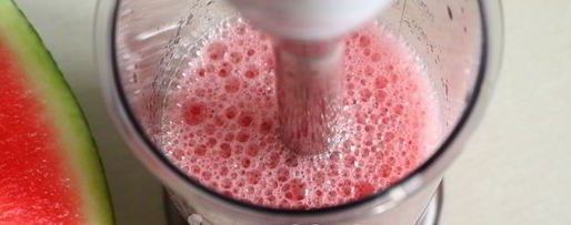 Шаг 6: коктейля из арбуза и молока