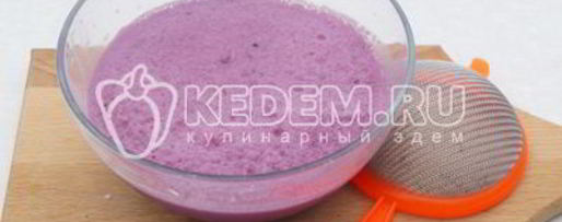 Шаг 5: молочно-ежевичного коктейль чудо