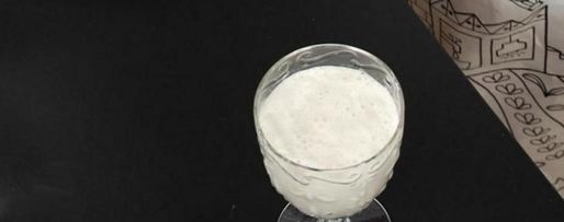 Шаг 1: молочно-миндального коктейль