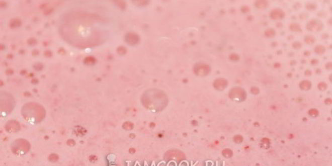 Рецепт молочного клубничного коктейля