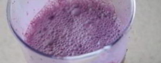 Шаг 1: молочного коктейля из черники и шелковицы