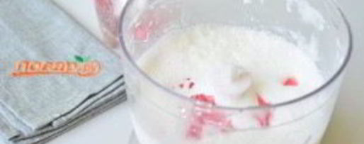 Шаг 2: молочного коктейля мозайка