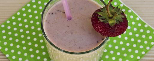 Шаг 6: молочного коктейля с апельсином, киви и клубникой