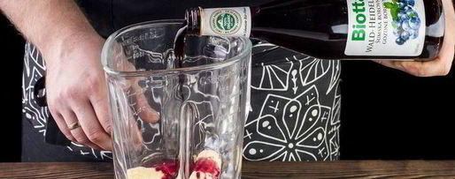 Шаг 1: молочного коктейля с черничным нектаром