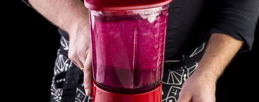 Шаг 2: молочного коктейля с черничным нектаром