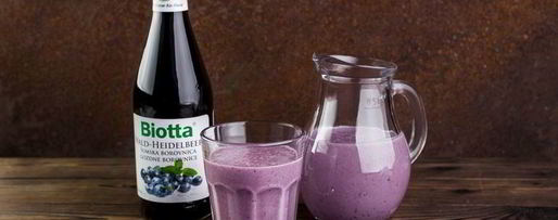 Шаг 4: молочного коктейля с черничным нектаром