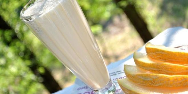 Рецепт молочного коктейля с дыней