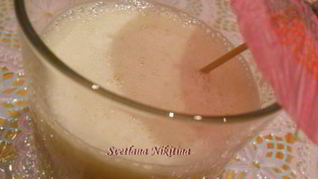 Рецепт Молочного коктейля с перепелиными яйцами