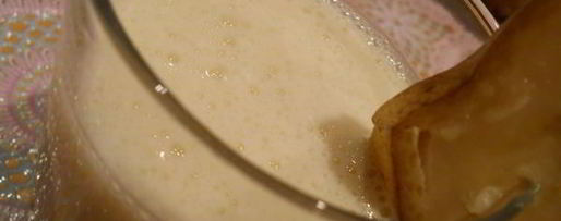 Шаг 3: молочного коктейля с перепелиными яйцами