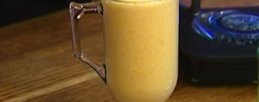 Шаг 3: молочного коктейля с персиками и апельсинами