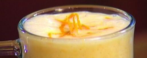 Шаг 4: молочного коктейля с персиками и апельсинами