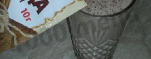 Шаг 11: шоколадного молочного коктейля с бананом