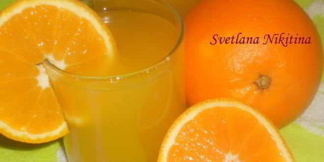 Рецепт апельсинового морса
