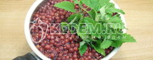 Шаг 3: брусничного морса с мятой