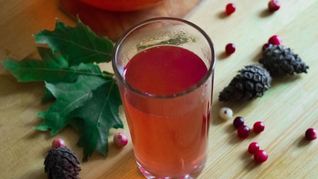 Рецепт Домашнего клюквенного морса