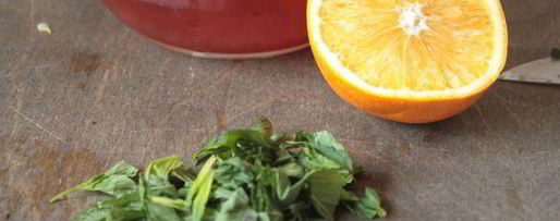 Шаг 2: клубнично-апельсинового морс