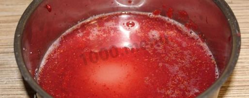 Шаг 7: клубничного морса из клубники