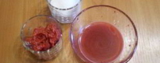 Шаг 1: клубничного морса