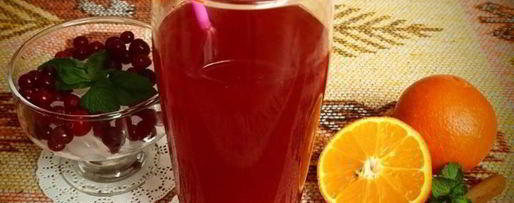 Шаг 6: клюквенно-апельсинового морс