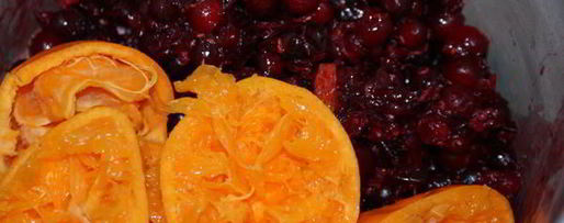 Шаг 1: клюквенно-мандаринового морс