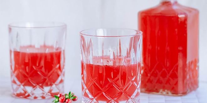 Рецепт морса из брусники без варки