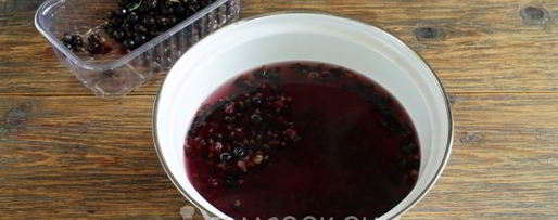 Шаг 5: морса из черной смородины