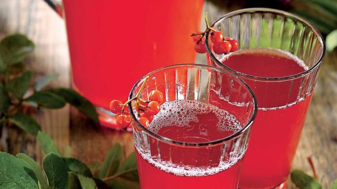 Рецепт Морса из черноплодной рябины с медом