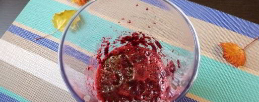 Шаг 4: морса из черноплодной рябины