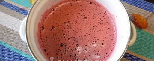 Шаг 5: морса из черноплодной рябины