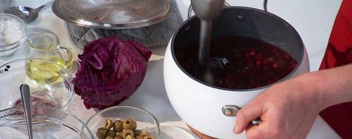 Шаг 1: морса из клюквы и цитрусовых