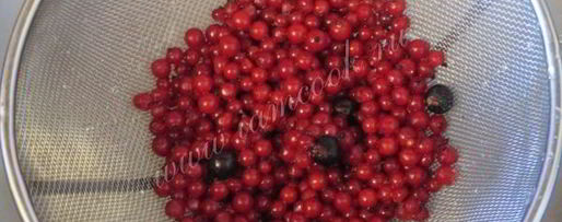 Шаг 3: морса из смородины