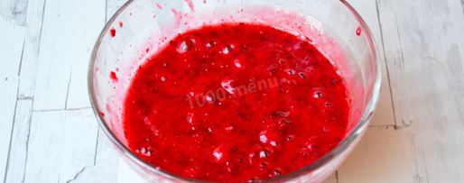 Шаг 1: морса из свежей брусники