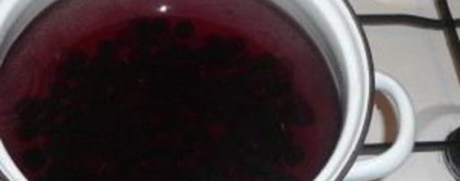 Шаг 3: морса из вишни замороженной