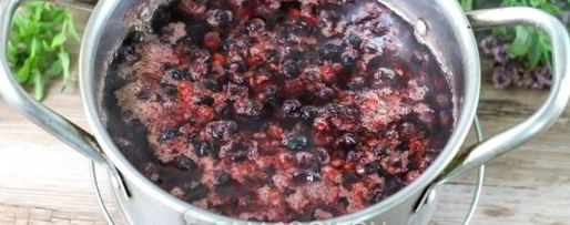 Шаг 9: морса из замороженной черной смородины