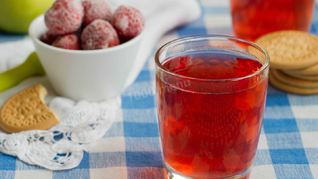 Рецепт Морса из замороженных ягод земляники